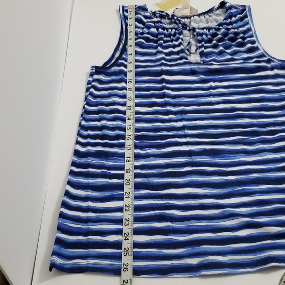 Michael Kors True Navy Basic Top - Picture 6 of 8